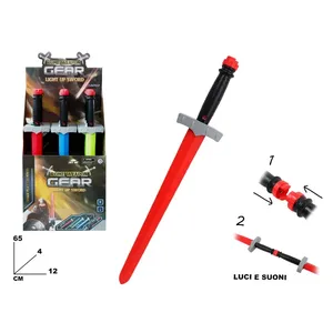 Épée lumineuse 65 cm avec lumières et sons pour les jeux d'enfants - Product Image 1