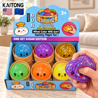 KAITONG Lot promotionnel de jouets sensoriels anti-stress variés, jouets à presser Squishies en forme de dumpling