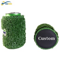 Support de canette de bière isotherme et étanche en néoprène, personnalisé en usine, pour gazon artificiel, portable et réutilisable, 330ml/500ml, pour le sport