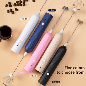Mousseur à lait électrique de qualité alimentaire, rechargeable par USB, fouet à café portatif, <span class=keywords><strong>batteur</strong></span> à œufs, mélangeur de boissons automatique, mousseur à lait - Product Image 2