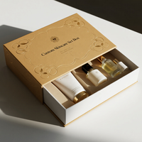 Boîte magnétique personnalisée pour emballage de luxe écologique en noir pour la série de parfums