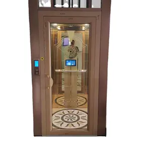 glass shaft elevator household 400kg loading capacity from factory supplier