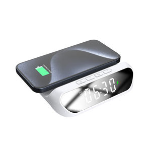 HT-331 2 in 1 15w Smartphone Fast Wireless <strong>Charger</strong> With Alarm Clock Household Wireless <strong>Charger</strong> - Product Image 5