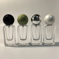 Botol Parfum Kaca Mini Portabel 15 ml 15ml Bening Crimp Pressurized Fine Mist Spray Atomizer Botol Kemasan Minyak Parfum