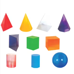 Gelsonlab HSMM-091 Géométrique D'école En Plastique modèle de prisme Pentagonal section Formes Géométriques - Product Image 5