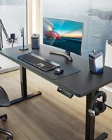 Bureau Assis-Debout Électrique Pliable et Moderne 48x24 Pouces avec Mémoire, Hauteur Réglable pour Ordinateur et Télétravail