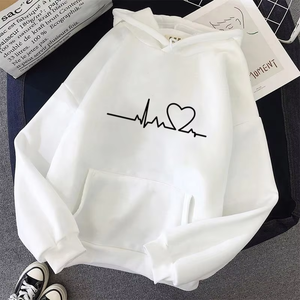 <span class=keywords><strong>Sudadera</strong></span> con Capucha para Mujer, Estilo Casual y Deportivo, Manga Larga, Diseño Simple y Moderno - Product Image 2
