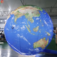 Livraison Gratuite Grand Globe Gonflable Gonflable Terre Planète Ballon pour Établissement Éducatif Planétarium Décoration