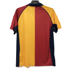 ชุดฟุตบอลฤดูร้อนสไตล์เรโทร 2000/01 ชุดเหย้า โรม่า เสื้อแขนสั้น ชุดแข่งขันสโมสรยุโรป แห้งเร็ว - Product Image 2
