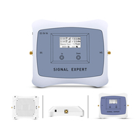 Répéteur de signal cellulaire intelligent mini double bande ATNJ, amplificateur de signal mobile, CDMA PCS, nouveau 850/1900mhz 2G 3G, antenne LPDA + antenne de plafond 70db
