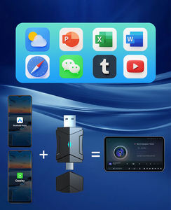 Adaptateur USB sans fil Carplay pour iPhone Android Auto 2-en-1 <span class=keywords><strong>voiture</strong></span> d'origine filaire Carplay vers sans fil - Product Image 6