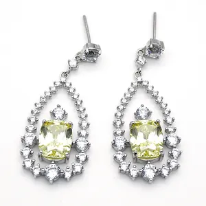 批发韩国风格设计珠宝品牌制造商首尔石耳环