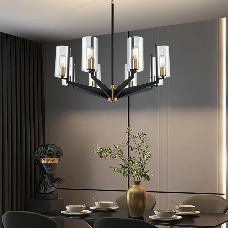 Profesyonel yüksek parlaklık modern kapalı yemek odası kolye mutfak ışığı