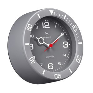 JUSTAMINUTE Soft Touch Alarm Clock Grey JA7096G - Product Image 2
