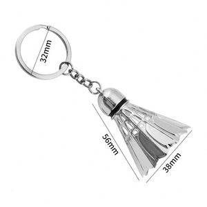 Regalos de Recuerdo para Clubes Deportivos, Llaveros Creativos con Forma de Balón Deportivo, Bádminton, Tenis, Béisbol, Ping-pong, Golf, Bolos - Product Image 1