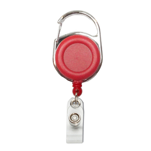 Держатель для бейджа FOCUS, пластиковый, выдвижной, модель 154D, с карабином, для удостоверений личности - Product Image 3