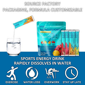 Integratore Pre-Allenamento in Polvere con Elettroliti, Energizzante e Potenziatore di Resistenza, Senza Zucchero, Supporto per l'Idratazione, Supplemento Sportivo per <span class=keywords><strong>Bodybuilding</strong></span> - Product Image 2