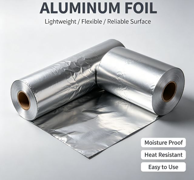 8011 Aluminum Foil Coil 0.5mm Thick for Industrial Packaging and Insulation Material Use