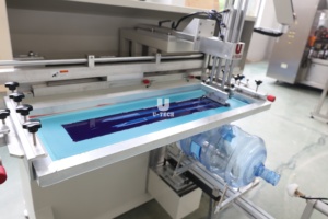 Impresión automática de pintura, cubos de 5 galones, impresora de seda, tarro cónico de plástico, máquina de serigrafía, Manual para cubo <span class=keywords><strong>Petral</strong></span> grande - Product Image 4