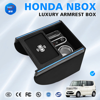 Boîte de rangement pour accoudoir de console centrale de voiture avec porte-gobelet, organiseur de rangement pour JF5 JF6, accessoires intérieurs