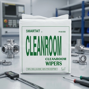 Kain Lap Sekali Pakai Bebas Serat dan Debu untuk Ruang Bersih Kelas ISO, untuk Elektronik Semikonduktor - Product Image 3