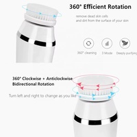 Brosse de massage électrique multifonctionnelle 4 en 1 pour le visage, nettoyage en profondeur des pores, nettoyage du visage par vibration, plusieurs têtes, masseur facial