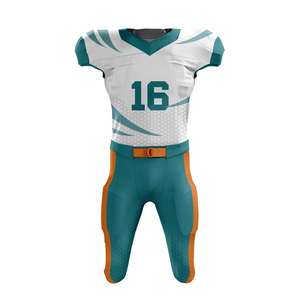 Tenue d'équipe 100 % polyester, uniforme de football américain de qualité supérieure, uniforme de football américain personnalisé pour les joueurs d'équipe - Product Image 2