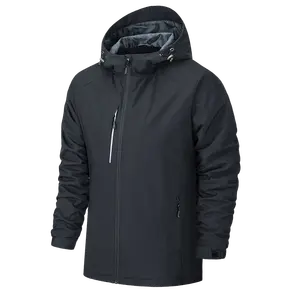 Новинка 2023, уличная теплая флисовая куртка, зимняя куртка, Мужская куртка с воротником-стойкой, зима