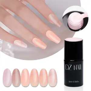 DZ private label uv hard gel nail polish wholesale color nail extension gel hema free custom logo poly gel