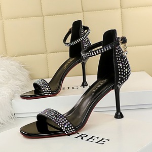 Sandalias de Tacón para Mujer, Último Diseño, Proveedor de Zapatos, Moda Retro, Sandalias con Logotipo Personalizado 2025, Tacones para Mujer - Product Image 4