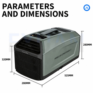 AC 4500BTU/5100BTU Outdoor Camping Cooling <b>Mini</b> Mobile for Hotel Tent Car Home Portable <b>Air</b> Conditioner Portable <b>Air</b> Conditioner - Product Image 6