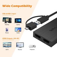 Adaptador de Pantalla Dual USB 3.0 UG7602HC a HDMI WAVLINK en Stock