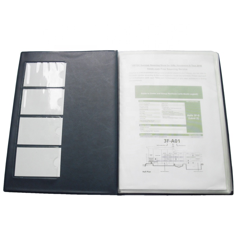 Папка с отверстиями для презентаций интервью, бумажная классификационная папка для хранения документов