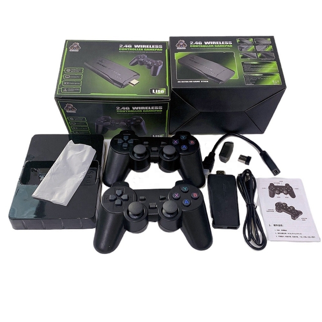 4K M8 Mini Video Game Console USB Stick Wireless Handheld Player Built-in 10000 HD TV Out Retro Video 1 Year Warranty