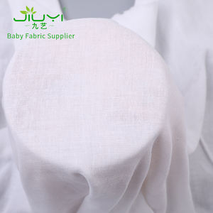 Оптовая продажа, Экологически чистая однотонная хлопковая двойная марлевая ткань для детской маски для лица - Product Image 2