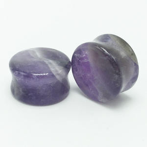 ต่างหูเจาะหูแบบทิ่ง HY รุ่นใหม่ล่าสุด ทำจากหินอเมทิสต์ ผลิตโดยผู้ผลิตโดยตรง - Product Image 6