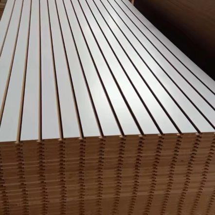 slat wall panel for retail store