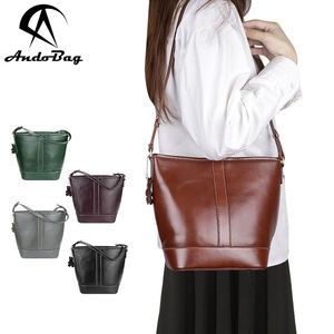 AndoBag Retro Shoulder <b>Bags</b> for Women, Genuine Leather Satchel Purse, Casual Crossbody <b>Bag</b> with Two <b>Straps</b> 1848 - Product Image 1