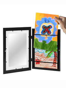 Cornici artistiche per bambini apribili frontali magnetiche per bambini Frametory per Poster <span class=keywords><strong>foto</strong></span> dipinti da <span class=keywords><strong>disegno</strong></span> immagini visualizzano decorazioni per la casa - Product Image 2