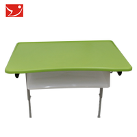 Bureau d'étudiant et chaise, fournitures scolaires recommandées, peu coûteuses, adaptées à de nombreuses occasions, prix de gros d'usine