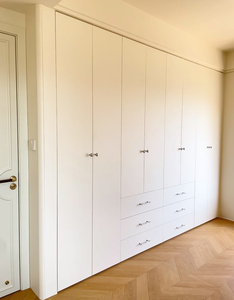 Meubles de chambre à coucher modernes de style crème française armoire pliante autoportante durable pour appartement maison hôtel salle à manger - Product Image 6