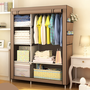 Armoire <span class=keywords><strong>de</strong></span> rangement pour vêtements, anti-poussière, simple, pour chambre à coucher - Product Image 3