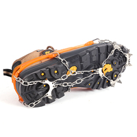 Kongbo 10 Crampons Antidérapants de Sécurité pour Chaussures d'Extérieur pour la Glace, Grips, Pointes et Surchaussures