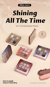 Paleta de Maquillaje de Ojos Miss <span class=keywords><strong>Lara</strong></span> de Nueve Colores con Polvo Suave y Liso de 3 mm de Grosor que No se Desprende - Product Image 3