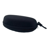 Grande mallette de rangement pour lunettes à fermeture éclair EVA de haute qualité étui rigide étanche pour lunettes de soleil avec logo en relief