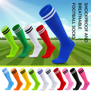 Children's Knee Over Soccer <b>Socks</b> Adult Summer Thin Anti slip Long Tube Student Performance <b>Socks</b> Striped Sports <b>Socks</b> - Product Image 1