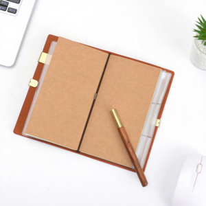Diario, Cuadernos <span class=keywords><strong>de</strong></span> Cuero Personalizables, Diarios con Logotipo Personalizado, Cuaderno <span class=keywords><strong>de</strong></span> Negocios con Bolígrafo, Juego <span class=keywords><strong>de</strong></span> Regalo <span class=keywords><strong>de</strong></span> Cuaderno <span class=keywords><strong>de</strong></span> Tapa Dura - Product Image 3