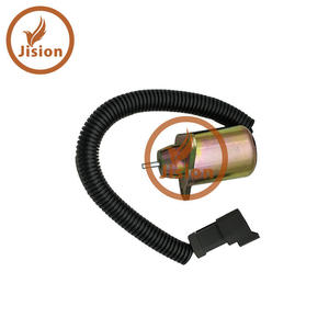 Vanne solénoïde d'arrêt de carburant pour engins de construction 1503ES-12A5UC5S 17594-6001-4 - Product Image 1