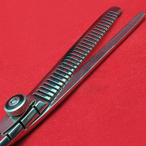 Elegante estuche para tijeras, navaja de afeitar recta de acero inoxidable, 10 cuchillas de doble filo, peine para el cabello reutilizable con mango y punta afilada - Product Image 5