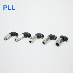 Conector Rápido Desto Pb8-02, Codo Roscado para Agua, Gas, Aceite y Piezas Neumáticas - Product Image 1